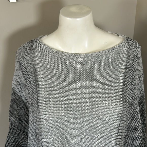 Wooden Ships Paola Buendia Chunky Rusna Knit Ombre Sweater Gray Sz S/M - Picture 3 of 11